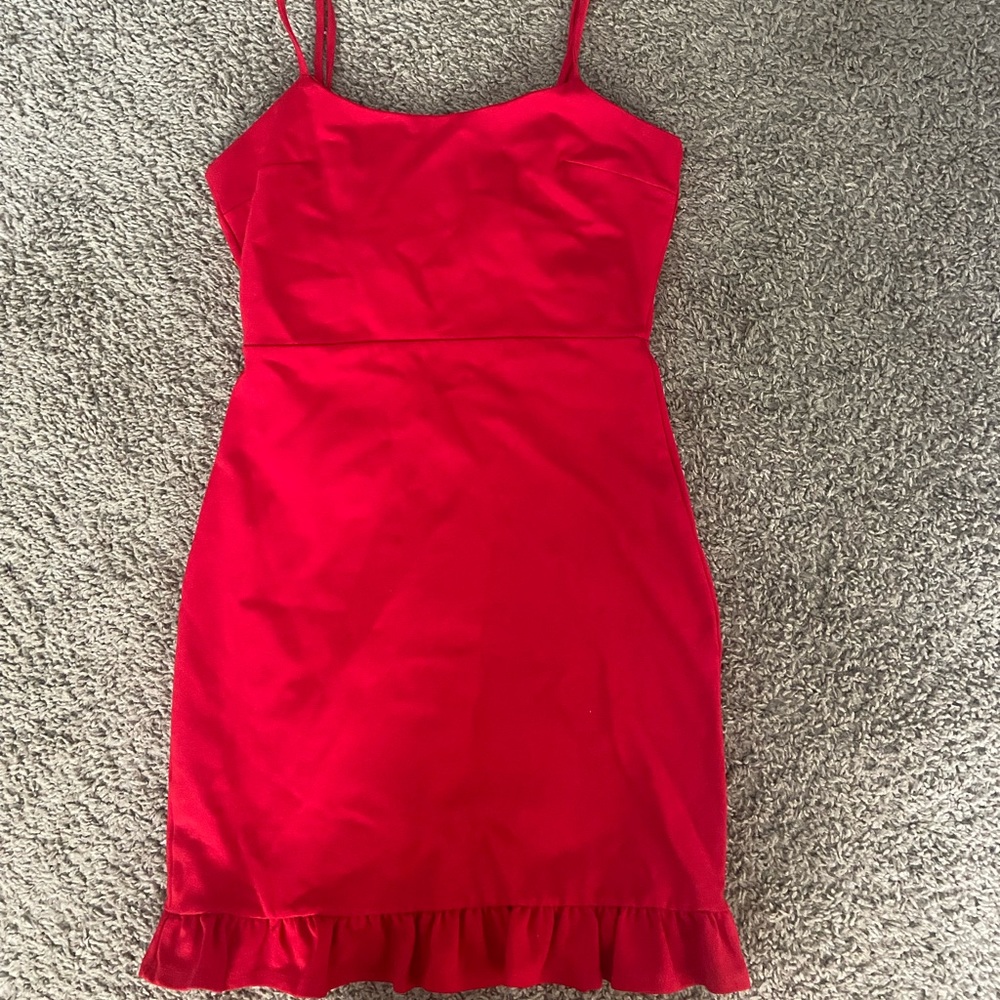 Lulus red dress